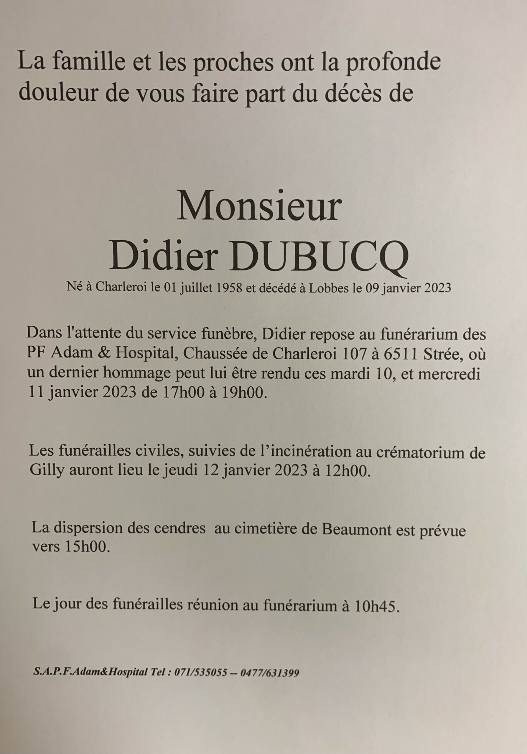 Monsieur Didier DUBUCQ scaled | Funérailles Adam Hospital
