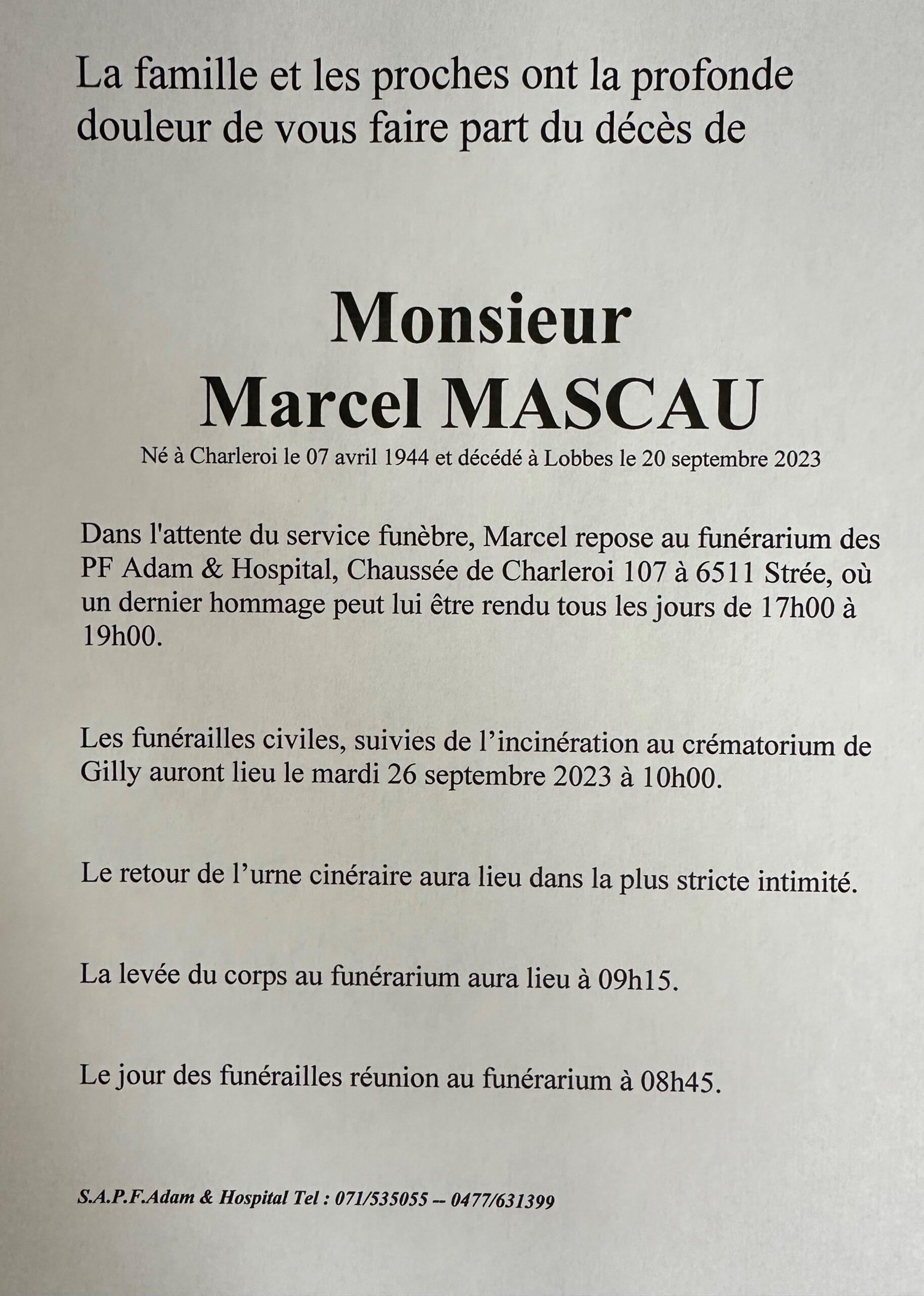 Marcel MASCAU scaled | Funérailles Adam Hospital