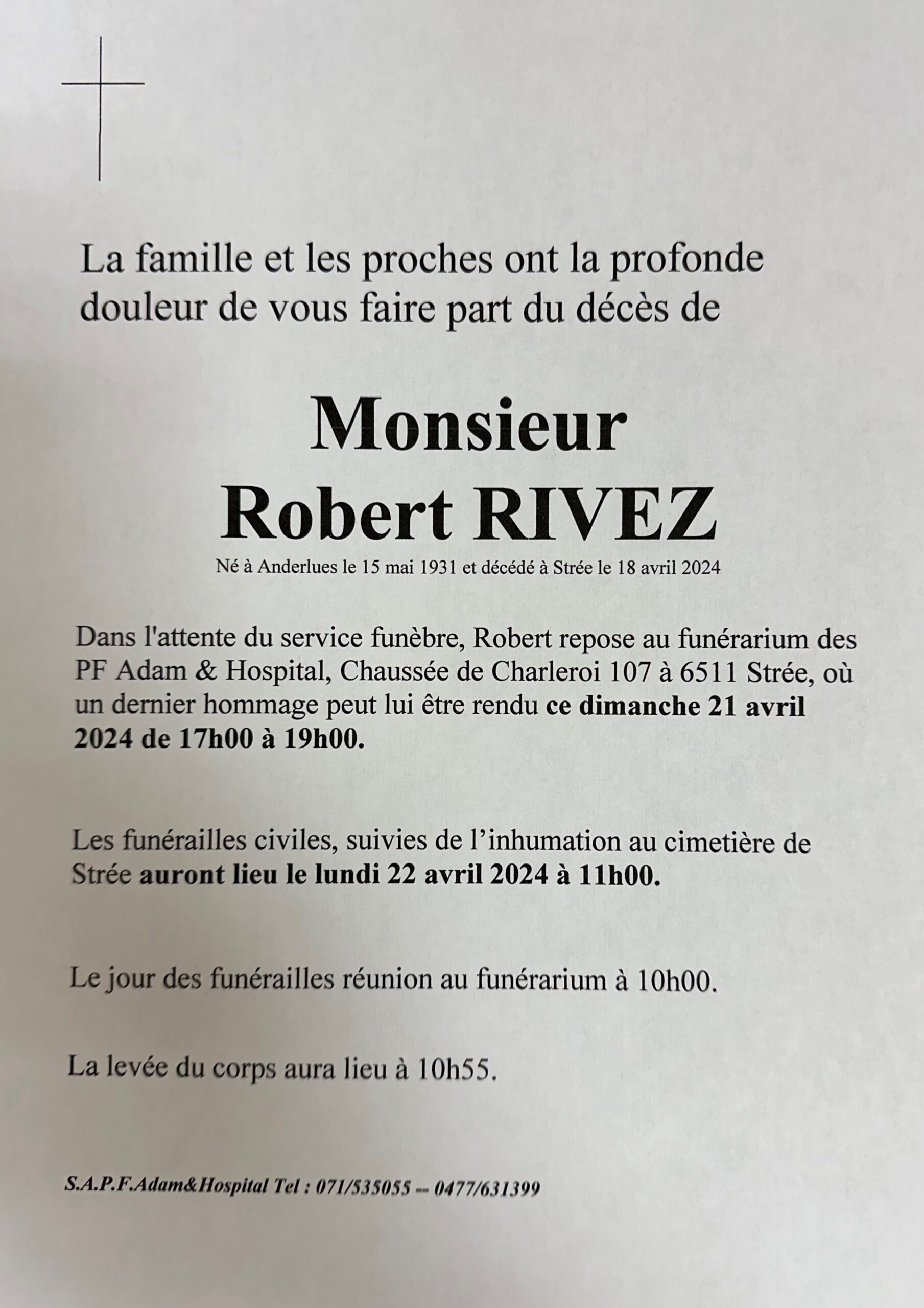 ROBERT RIVEZ scaled | Funérailles Adam Hospital