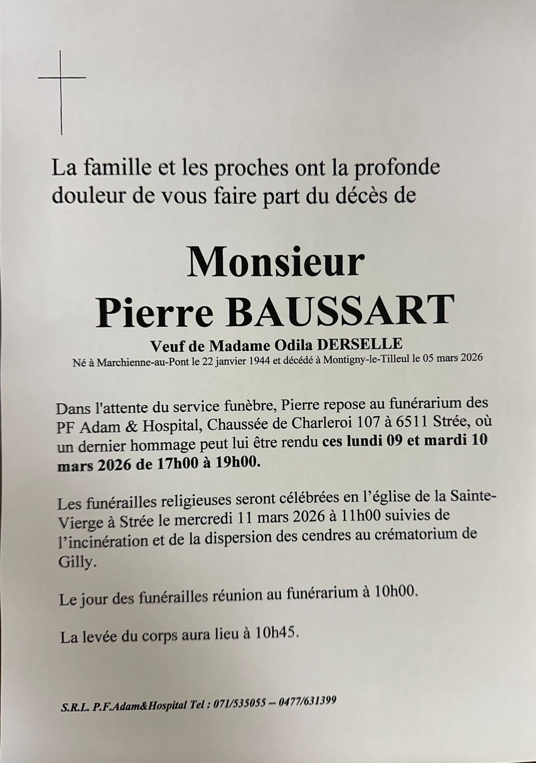 pierreBAUSSART scaled | Funérailles Adam Hospital